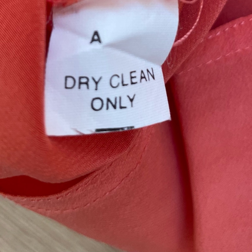 Christian Dior vintage 100% silk blouse size 4 90’s retro classic orange - Picture 10 of 10